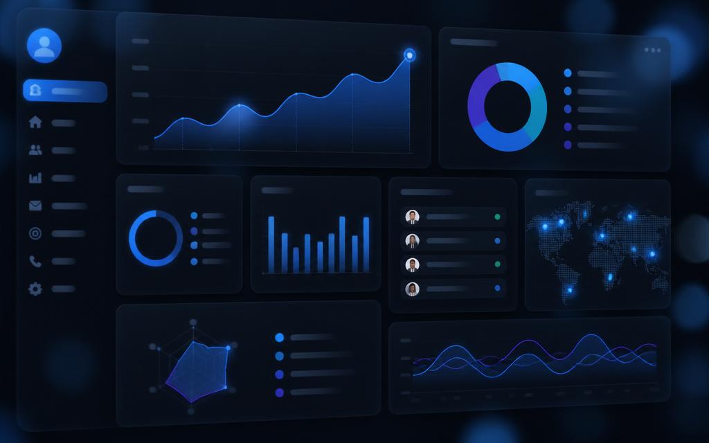 Data dashboard visualization